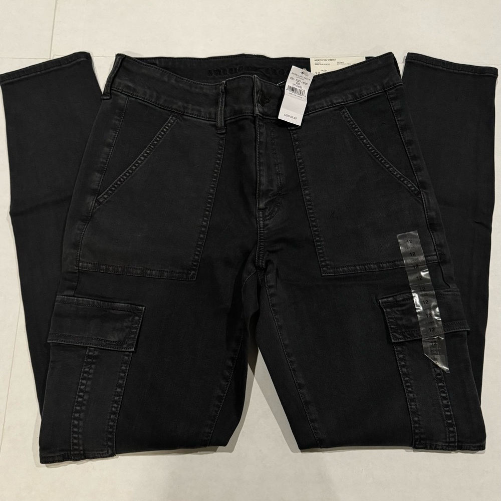 American Eagle Next Level low-rise gray jeggings!